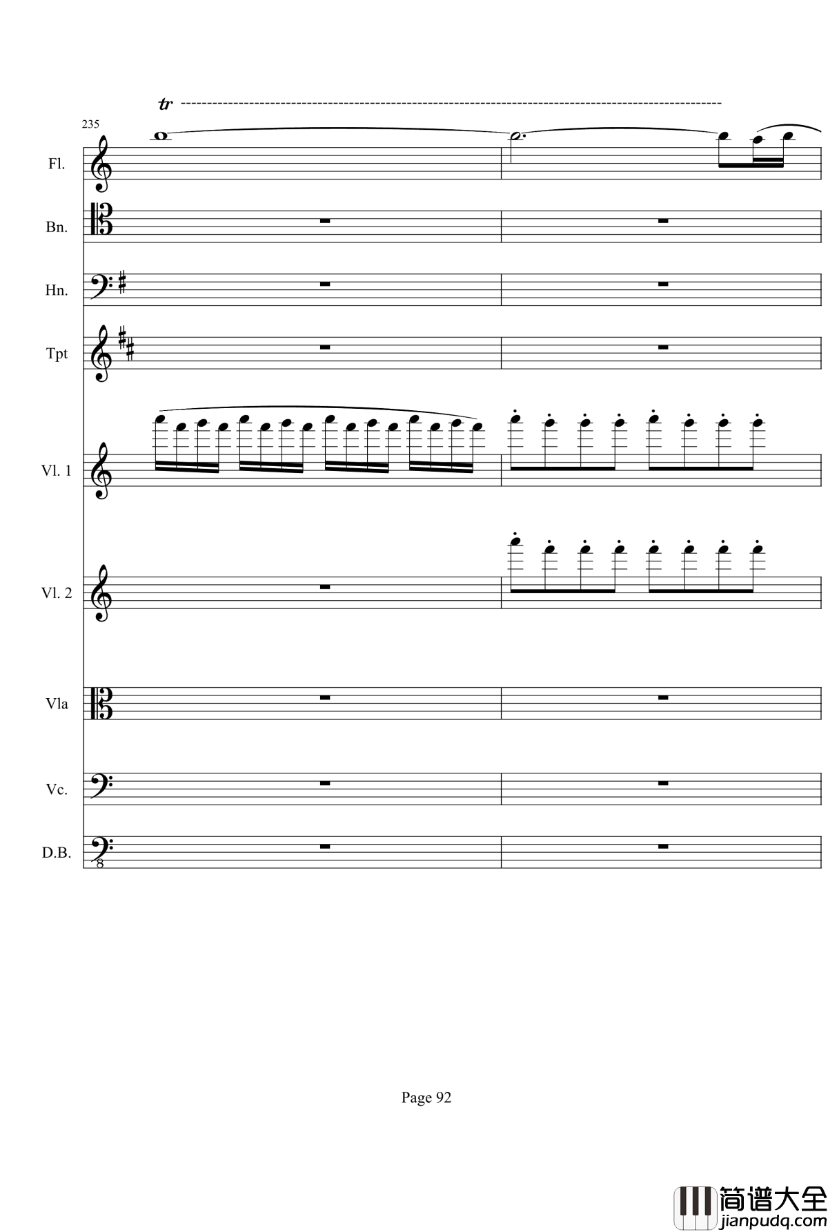 奏鸣曲之交响钢琴谱_第21首_Ⅰ_贝多芬_beethoven