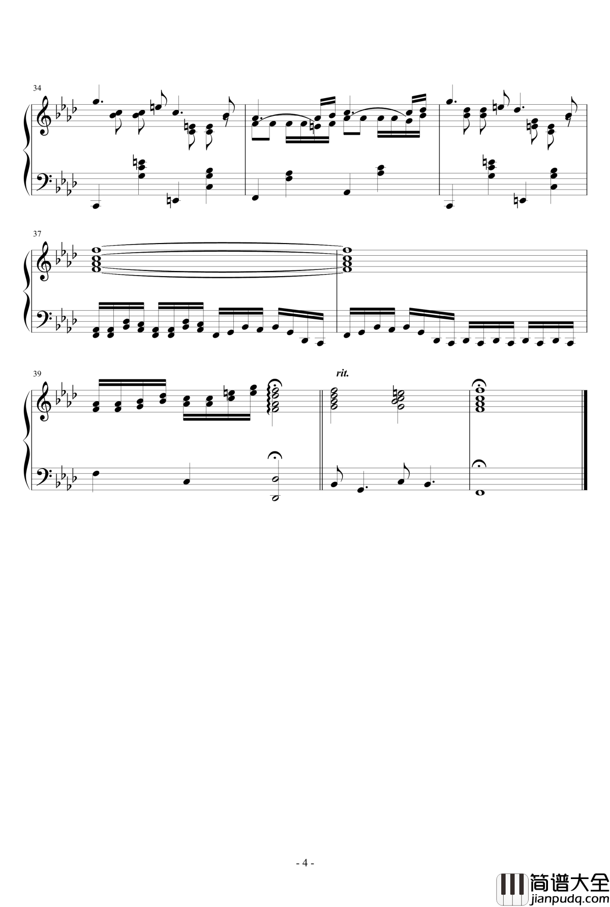 第二钢琴奏鸣曲第二乐章钢琴谱_nzh1934