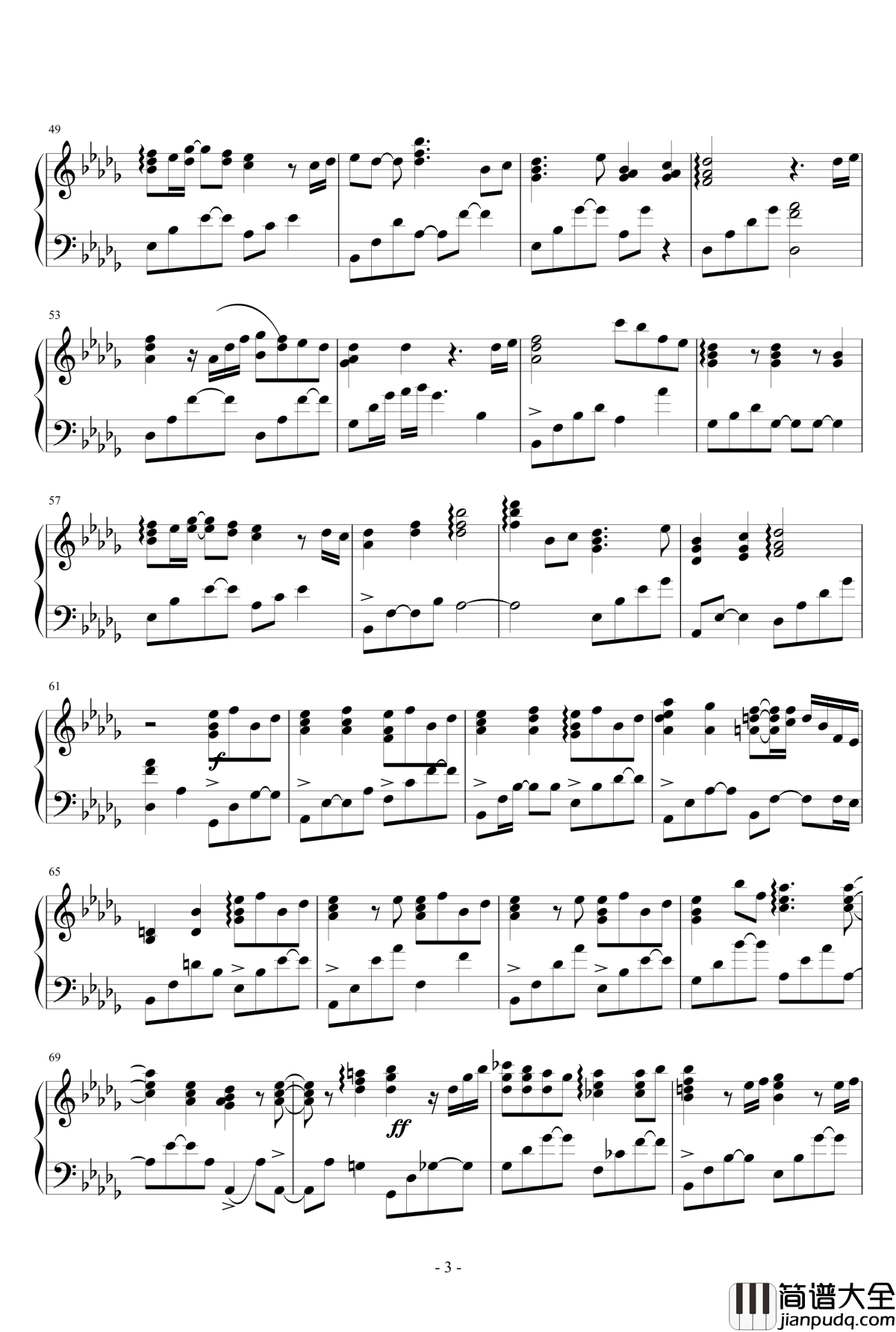 powder_snow恋色空前奏钢琴谱_恋色空