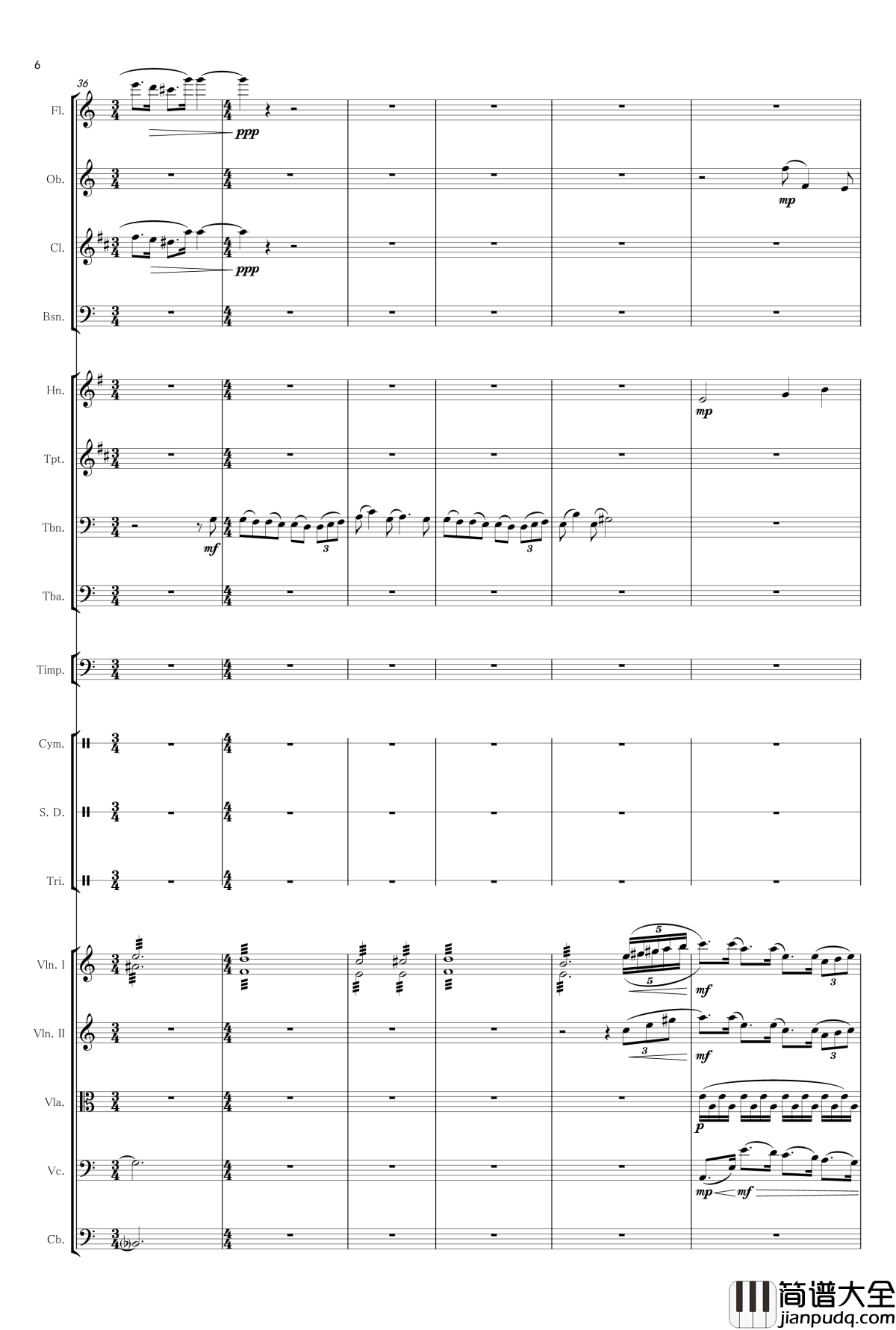 爱丁堡之冬钢琴谱_吴桐