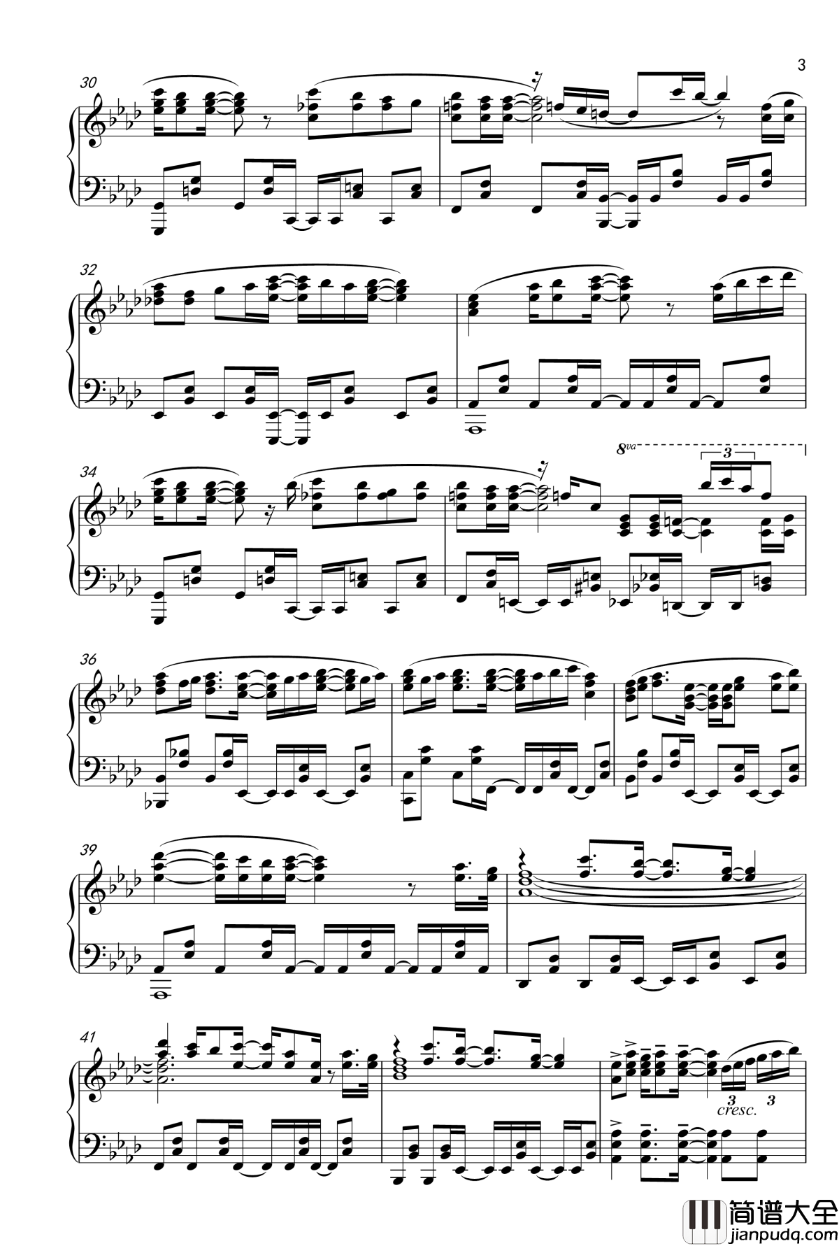 僕たちはひとつの光_钢琴谱_剧场版_Piano_Arange_Ver.Lovelive!