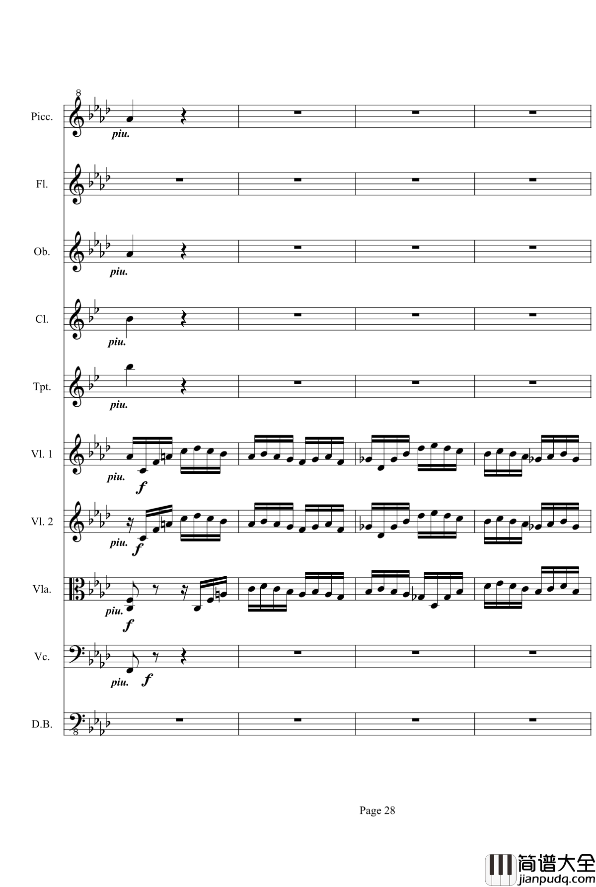 奏鸣曲之交响第23首Ⅲ钢琴谱__贝多芬_beethoven