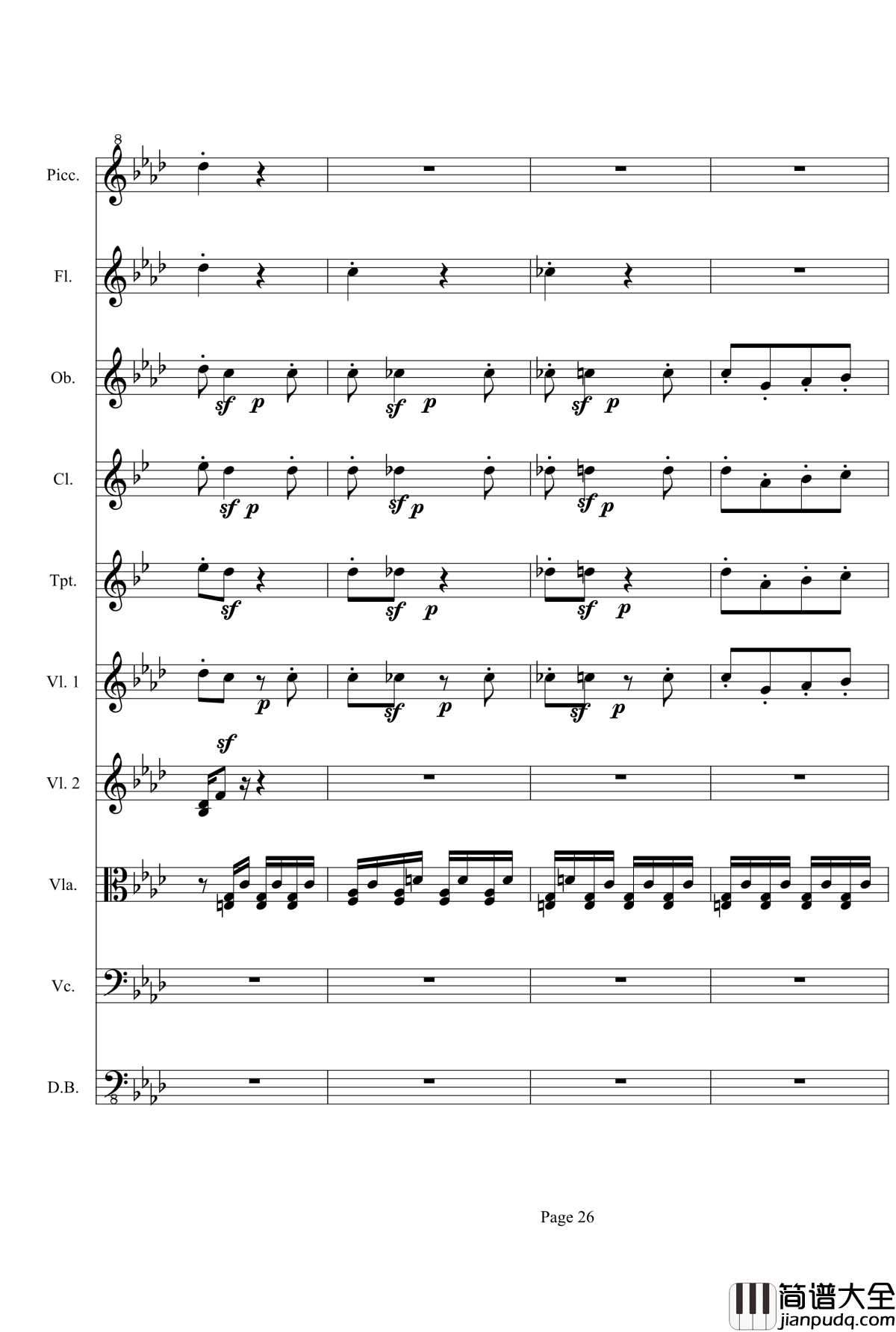 奏鸣曲之交响第23首Ⅲ钢琴谱__贝多芬_beethoven