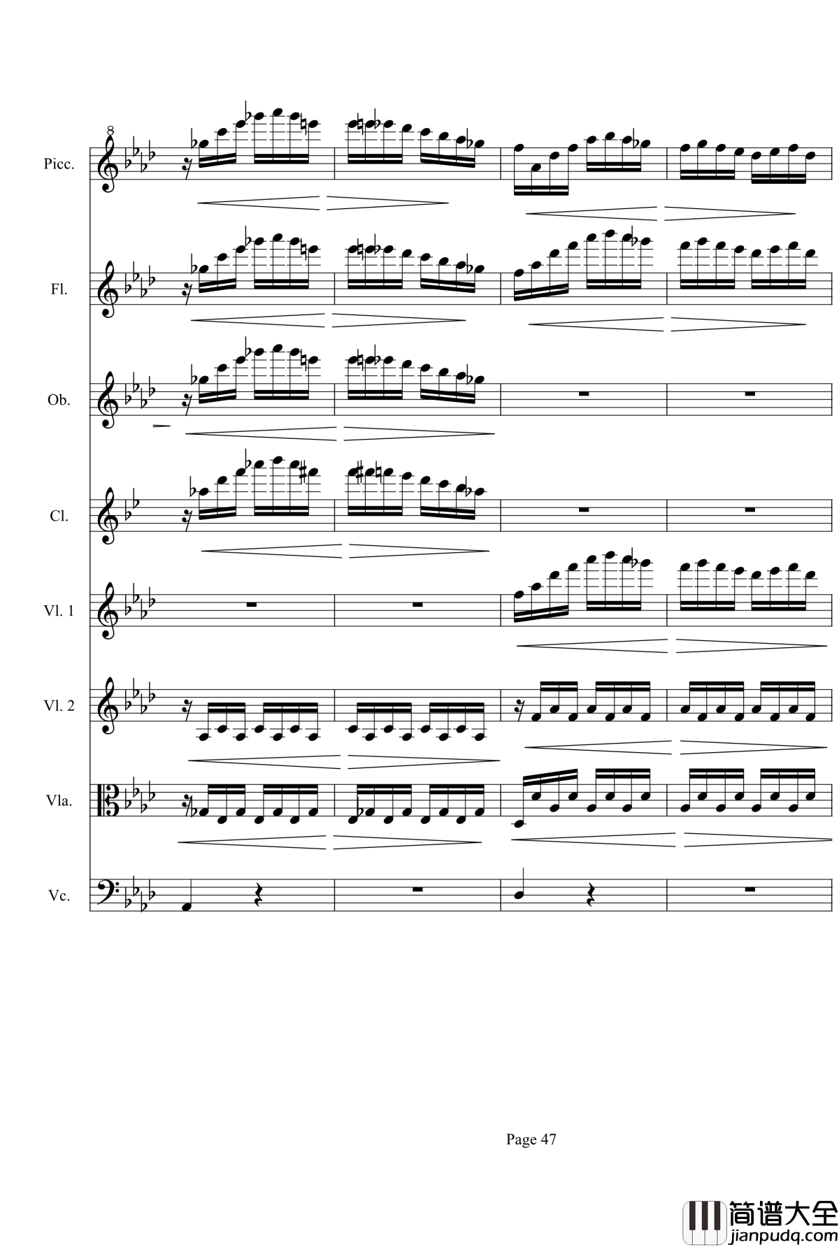 奏鸣曲之交响第23首Ⅲ钢琴谱__贝多芬_beethoven