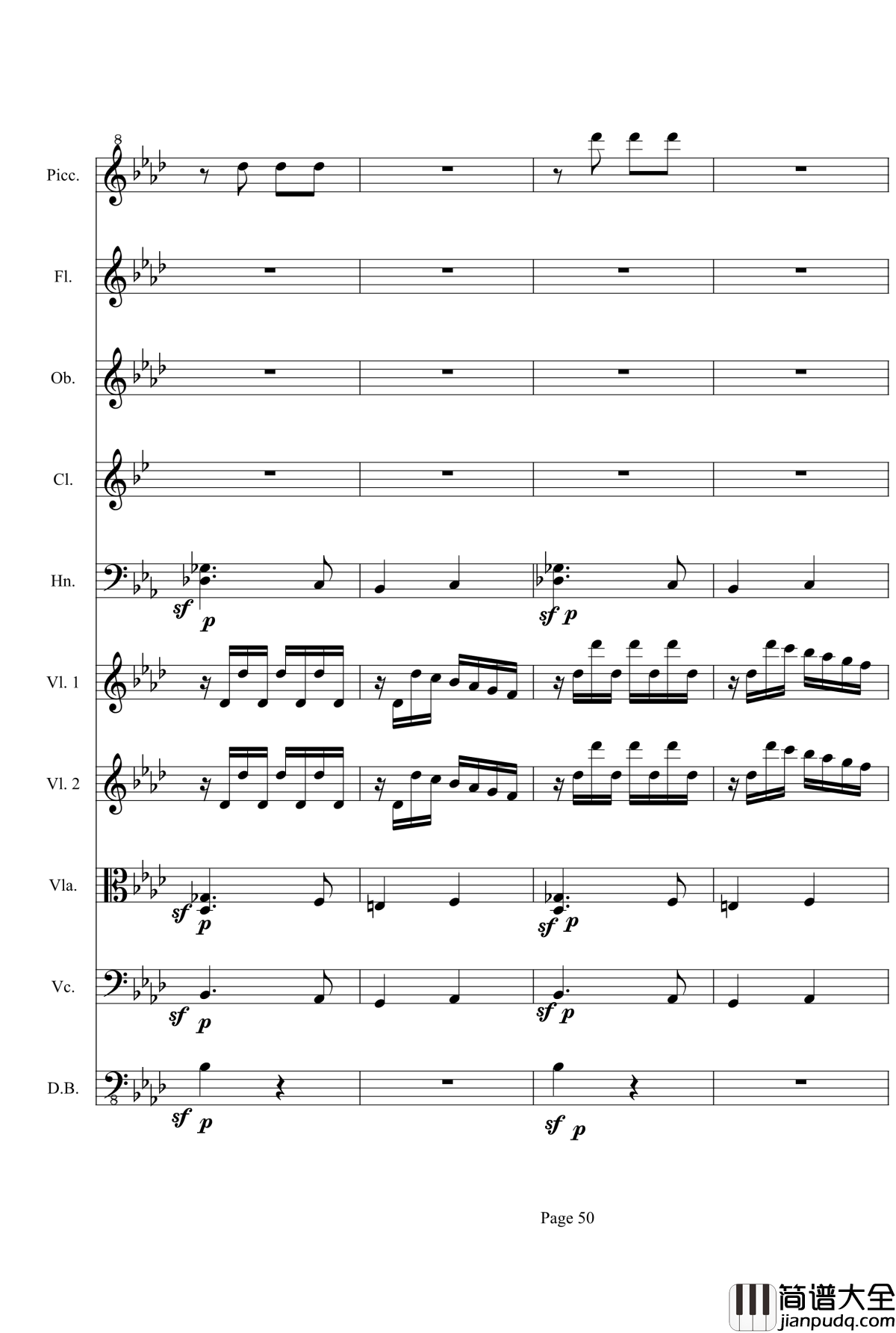 奏鸣曲之交响第23首Ⅲ钢琴谱__贝多芬_beethoven