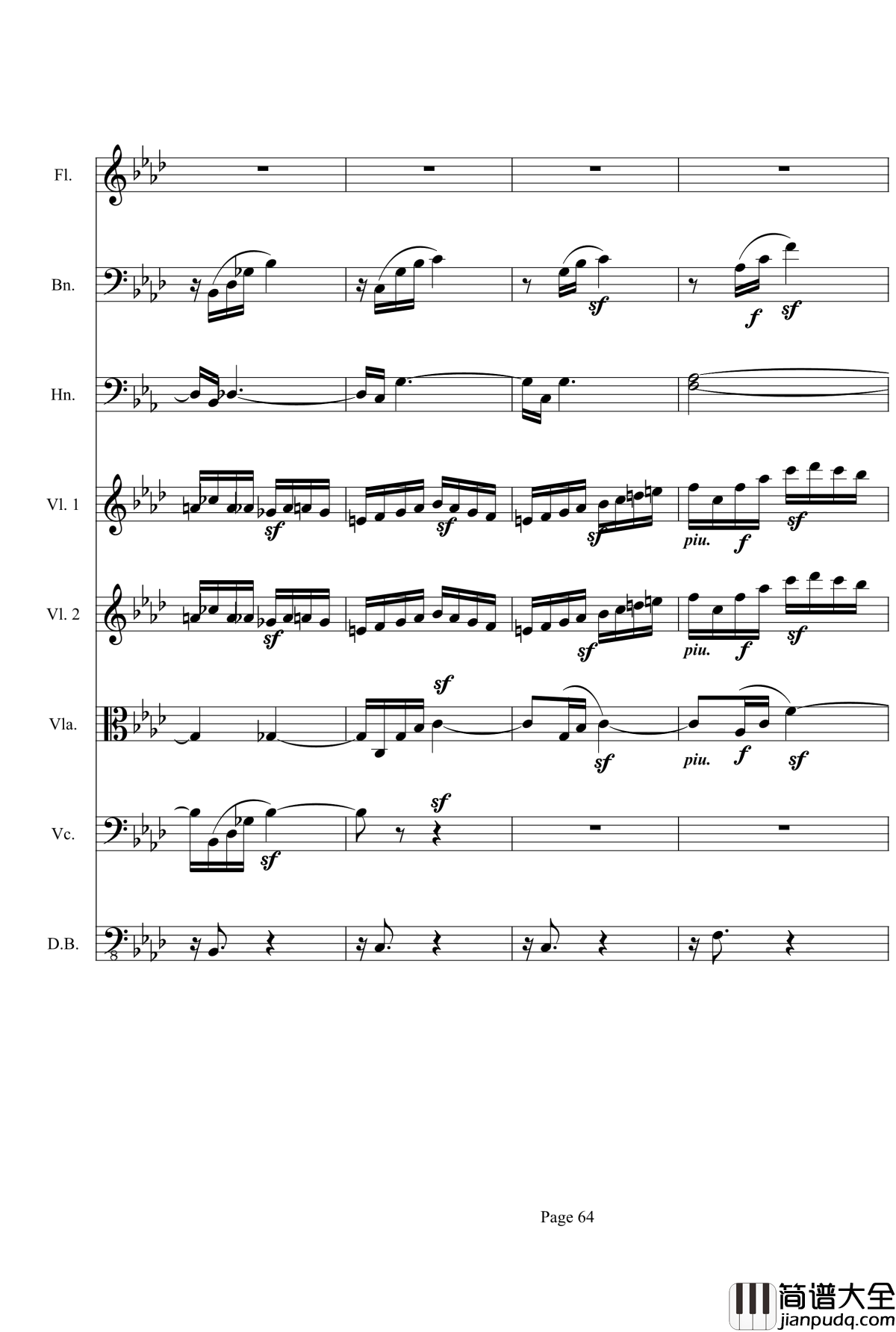 奏鸣曲之交响第23首Ⅲ钢琴谱__贝多芬_beethoven