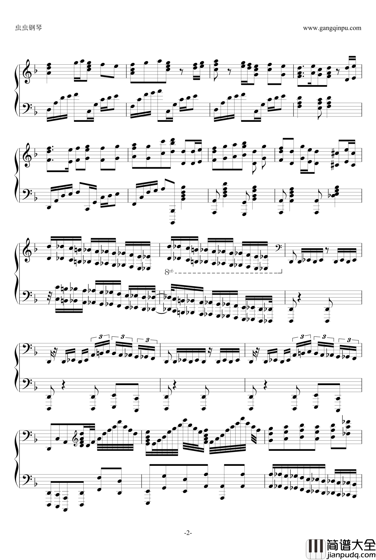 加勒比海盗主题曲钢琴谱_加勒比海盗