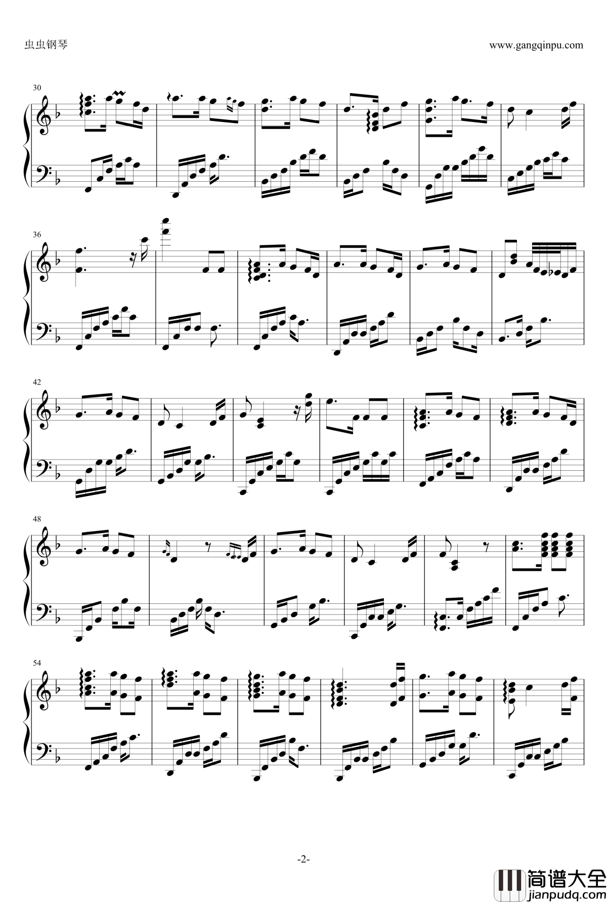 500_miles钢琴谱_陈占美