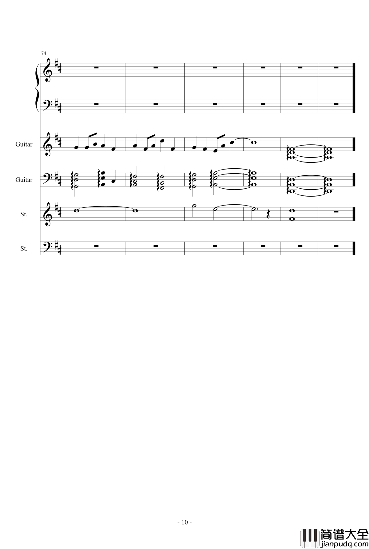 Leaves_ripples钢琴谱_Dollman