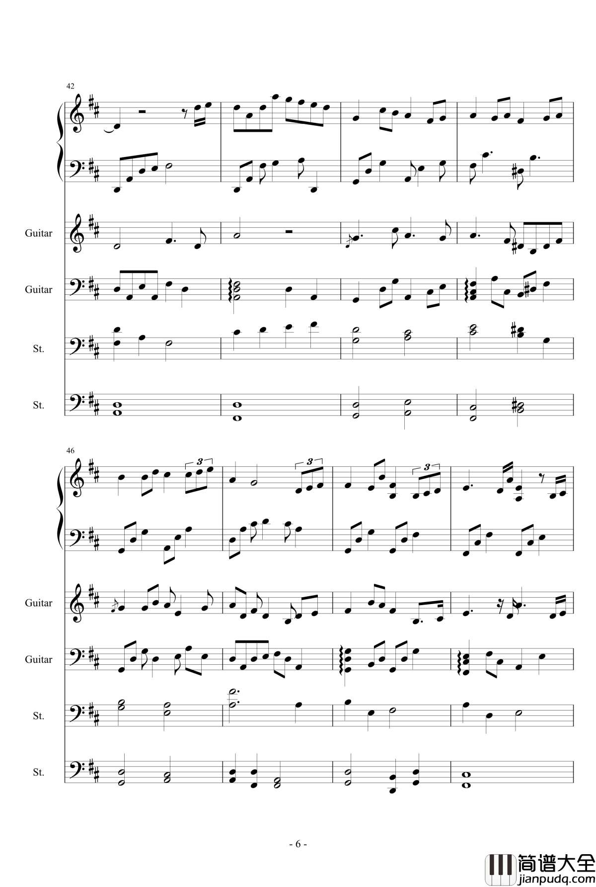 Leaves_ripples钢琴谱_Dollman