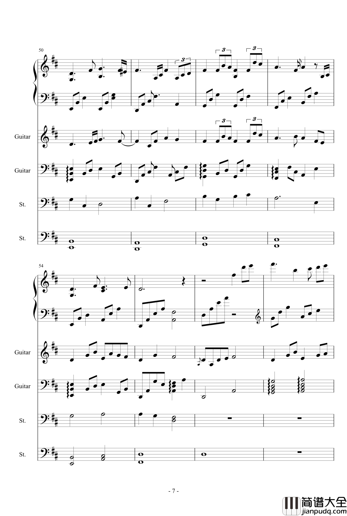 Leaves_ripples钢琴谱_Dollman