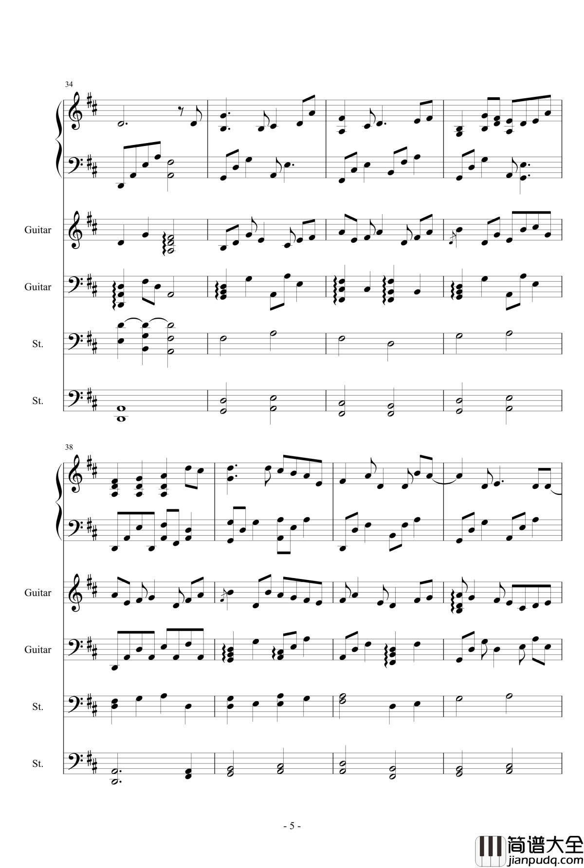 Leaves_ripples钢琴谱_Dollman