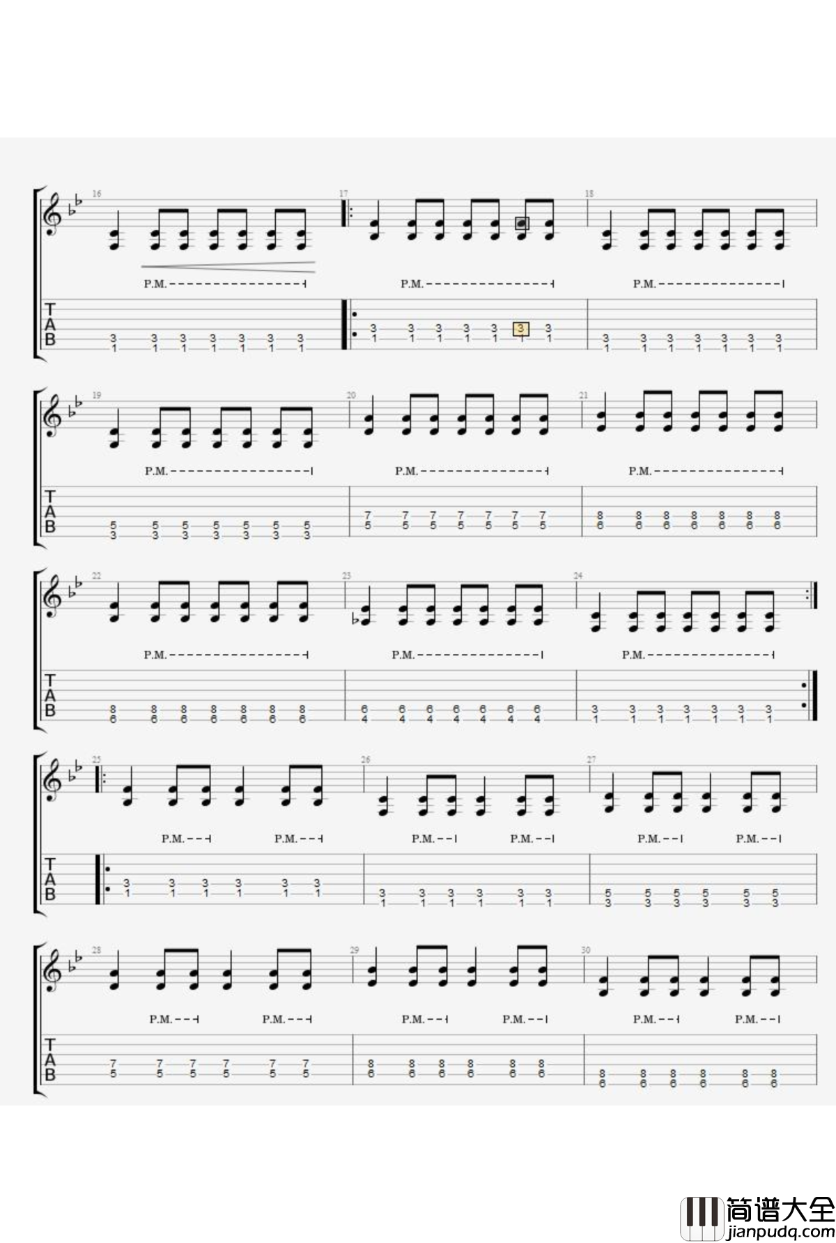 Metal_Band钢琴谱_XcodeGhost