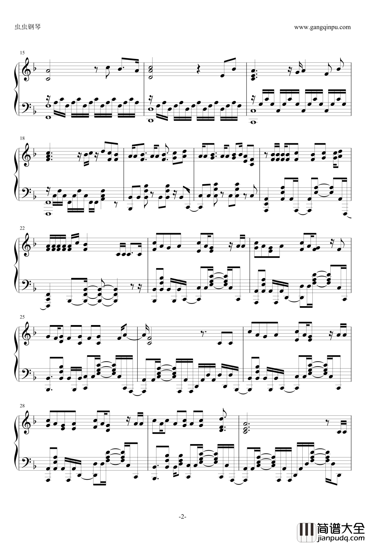 魔法少女育成计划叫べ完整版钢琴谱__魔法少女育成计划