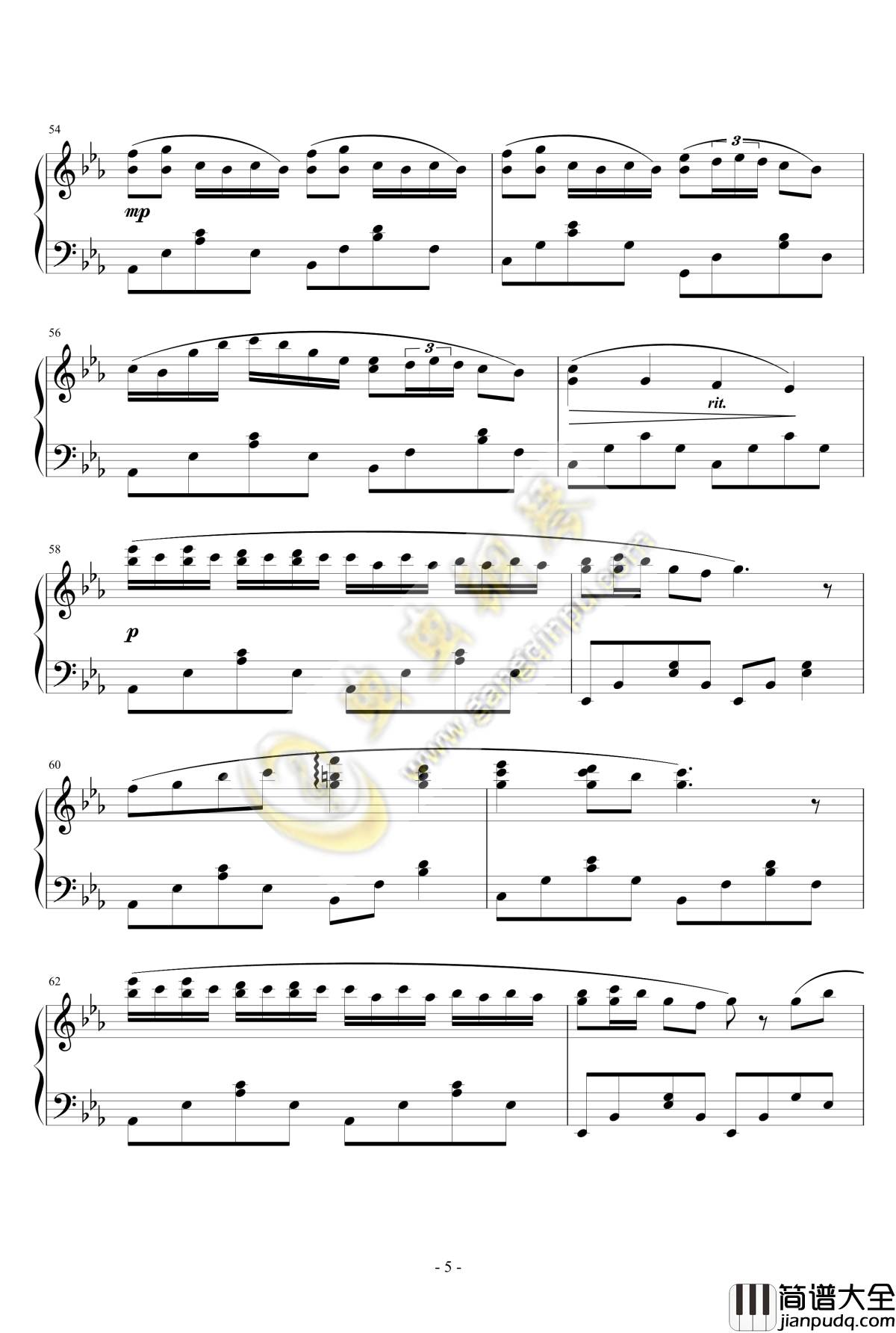 千本樱钢琴谱_改编自口哨版的钢琴独奏_初音未来