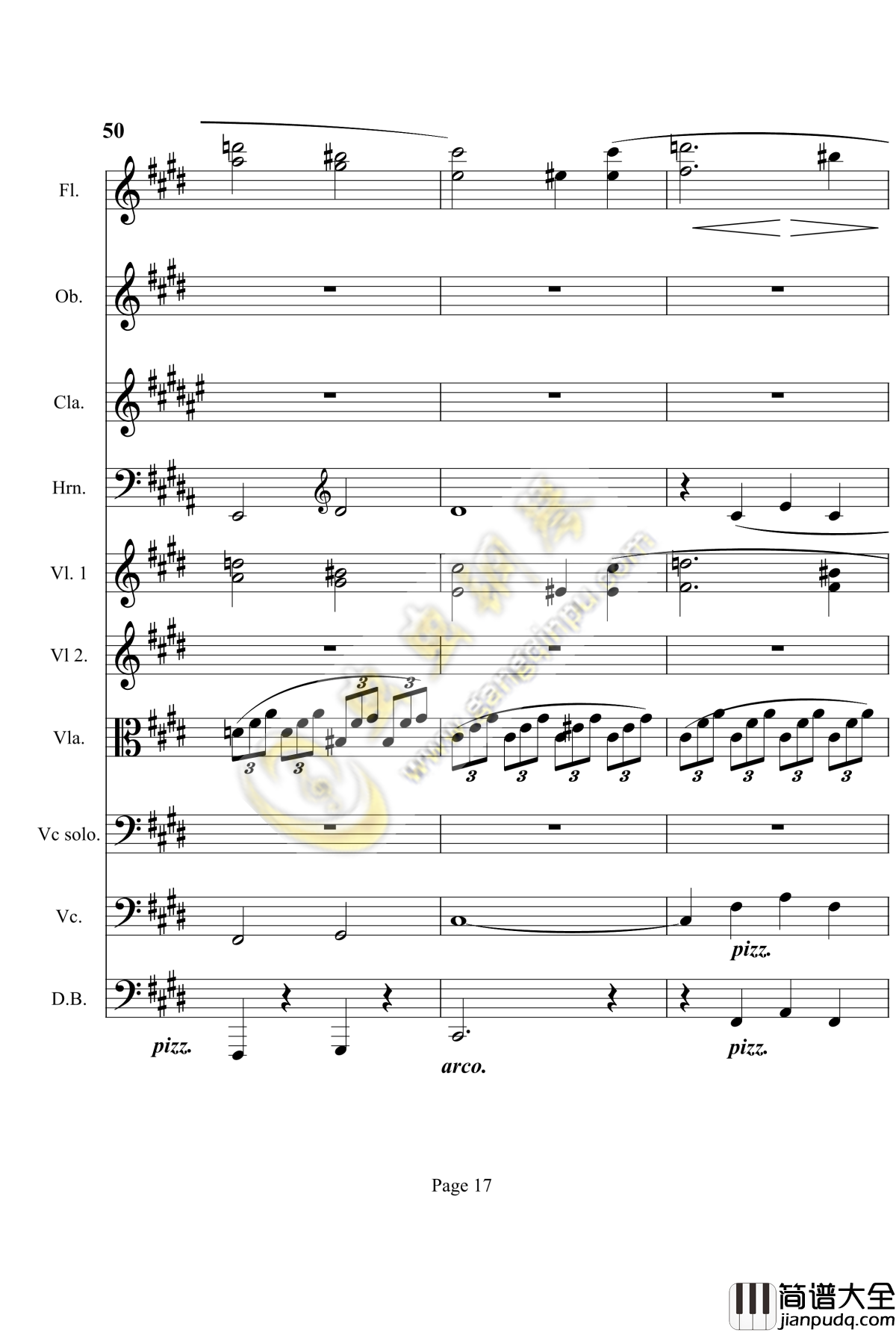 奏鸣曲之交响第14首钢琴谱_贝多芬_beethoven