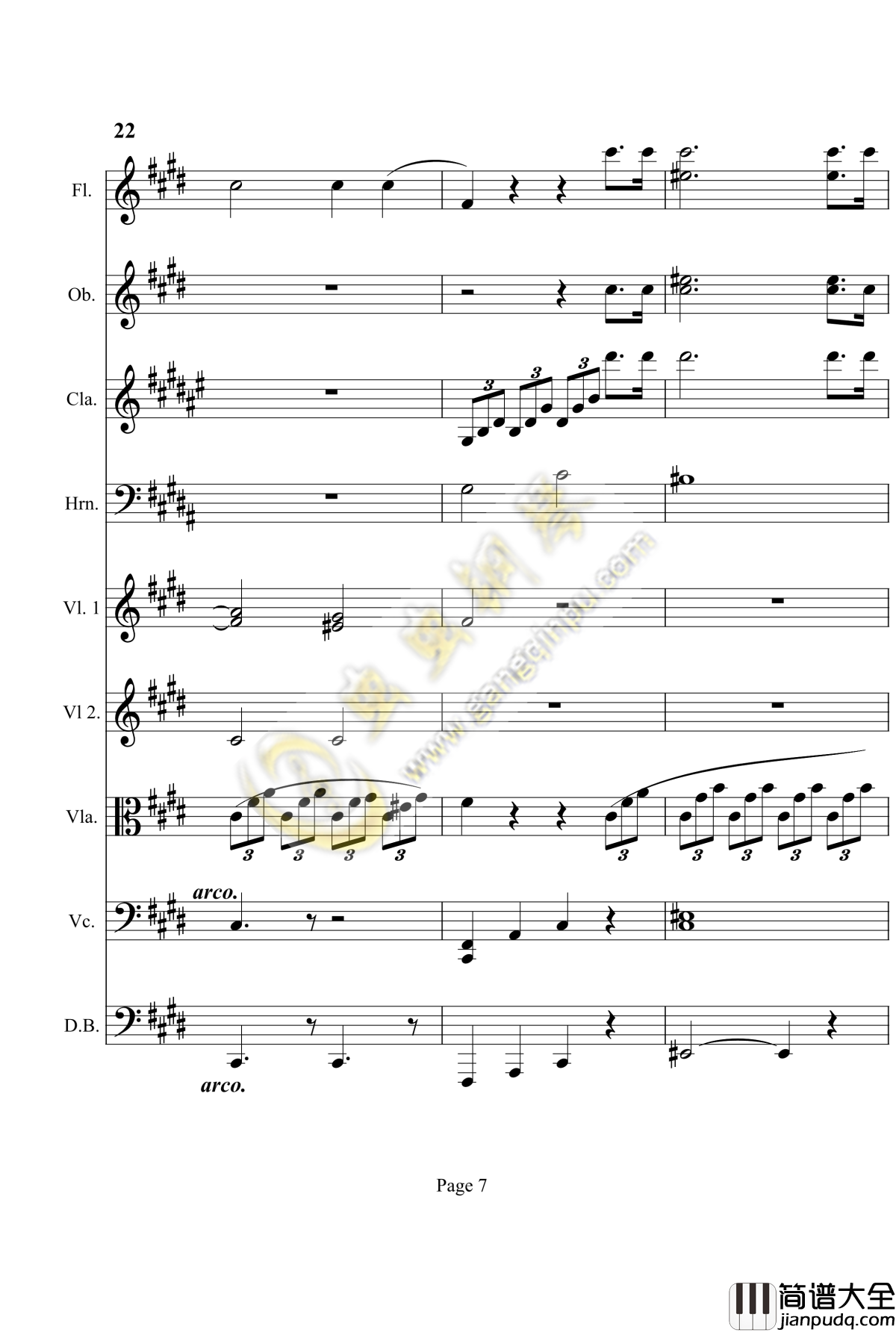 奏鸣曲之交响第14首钢琴谱_贝多芬_beethoven