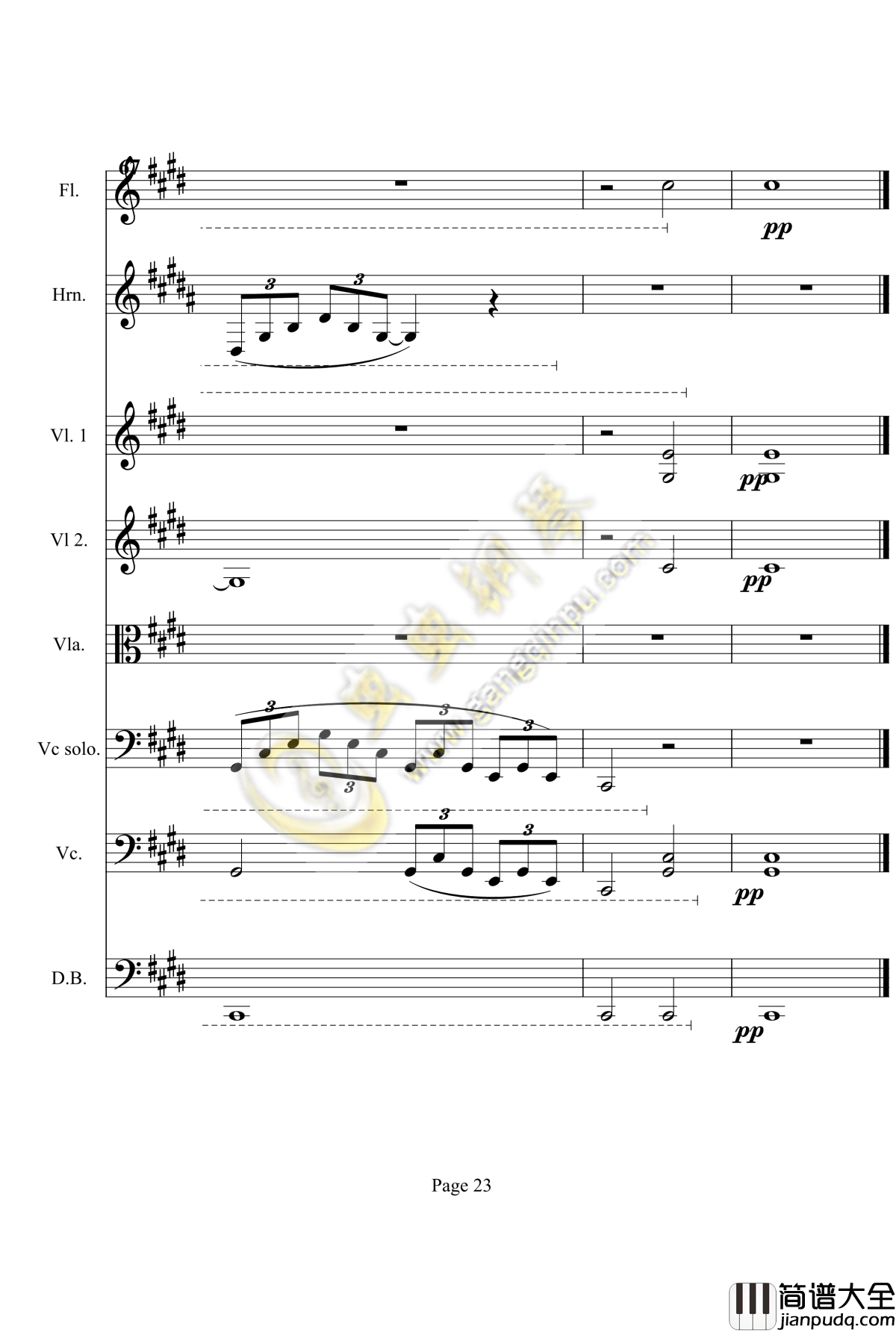 奏鸣曲之交响第14首钢琴谱_贝多芬_beethoven