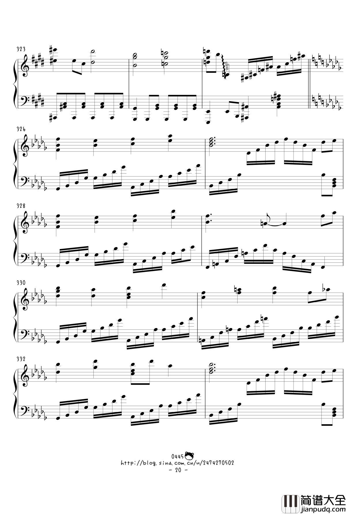 幻想游戏绀东方绀珠传组曲连弹钢琴谱_触手猴_东方project