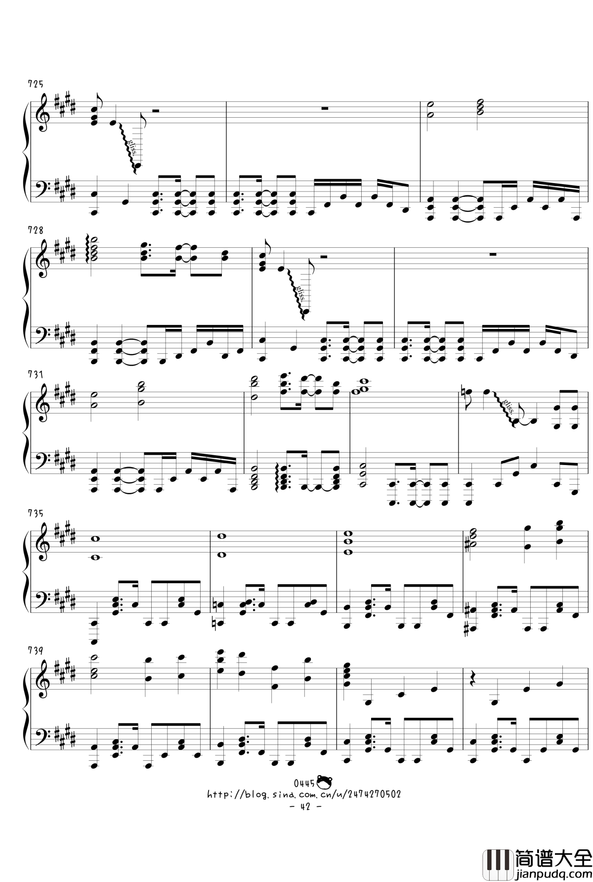 幻想游戏绀东方绀珠传组曲连弹钢琴谱_触手猴_东方project