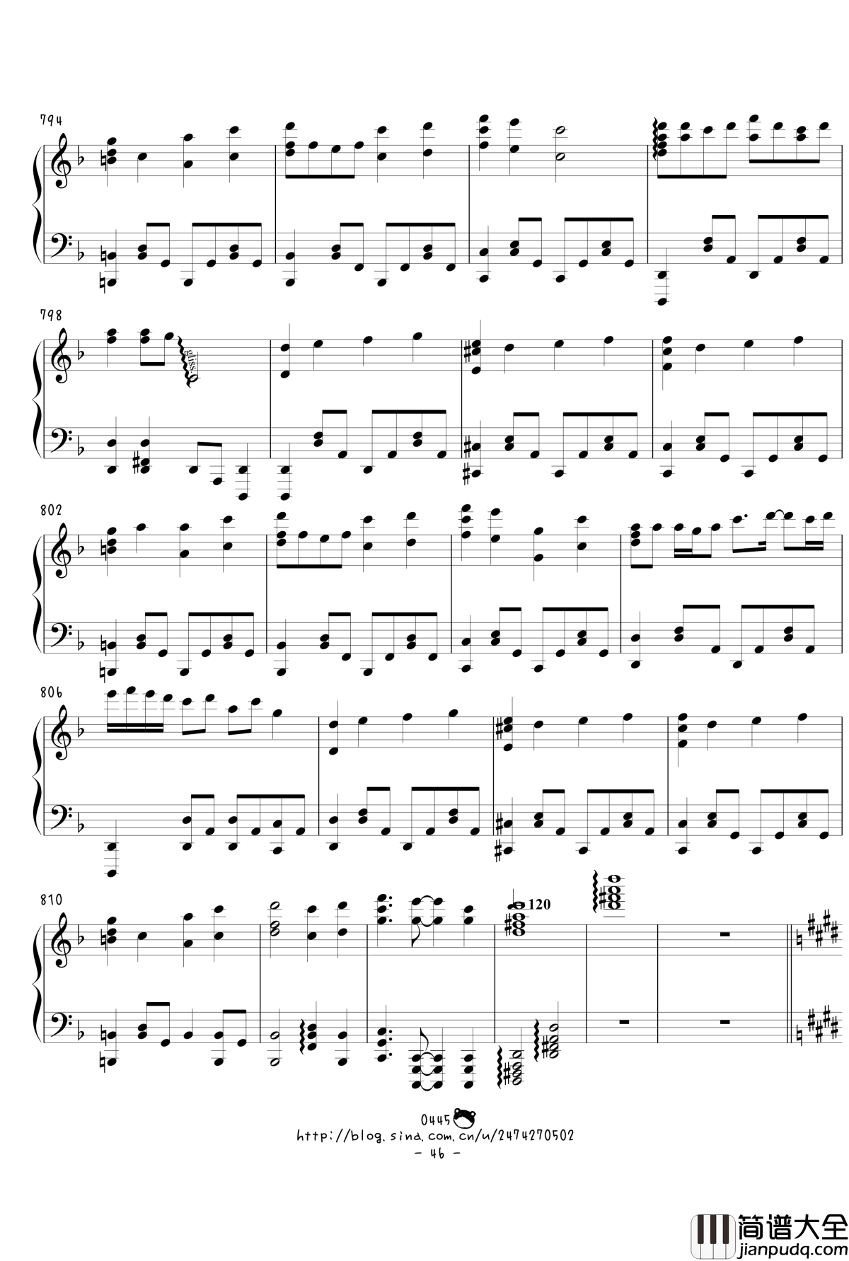 幻想游戏绀东方绀珠传组曲连弹钢琴谱_触手猴_东方project