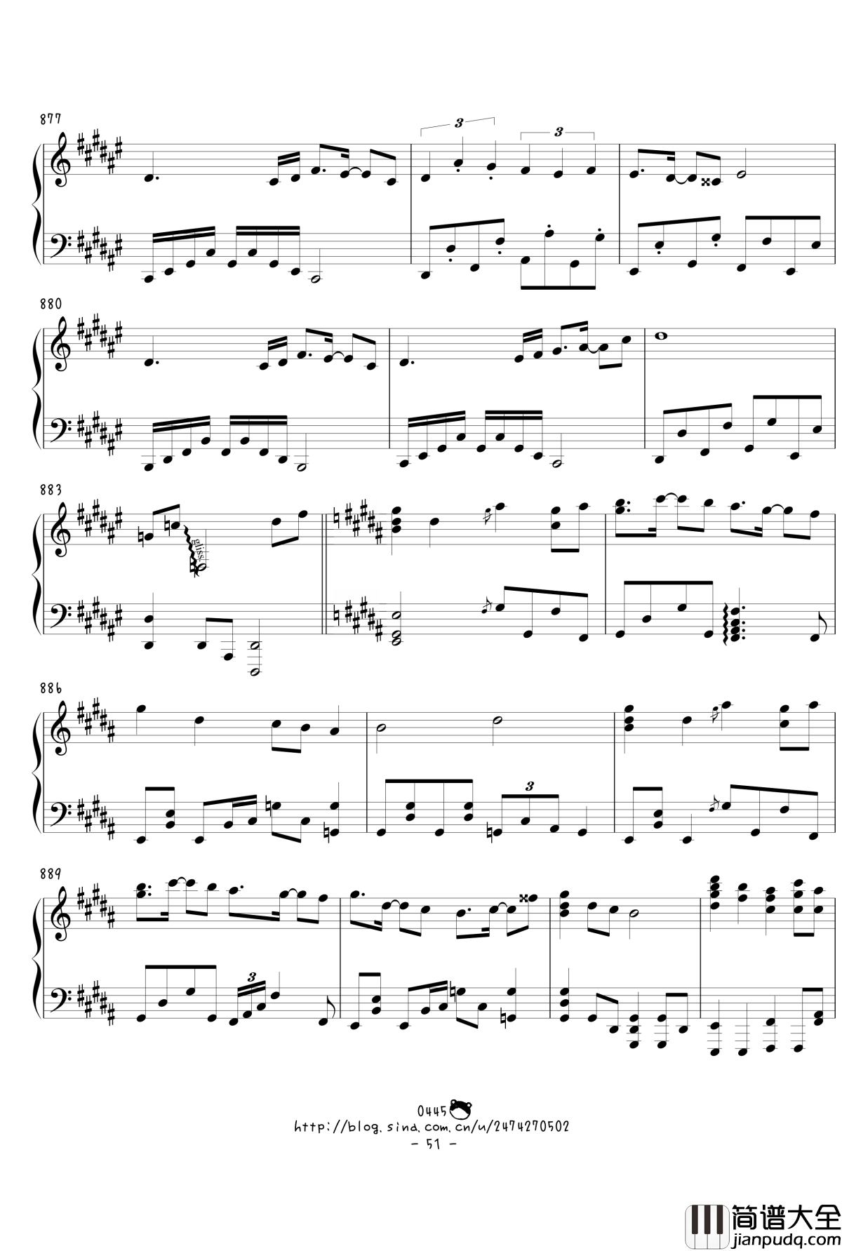 幻想游戏绀东方绀珠传组曲连弹钢琴谱_触手猴_东方project