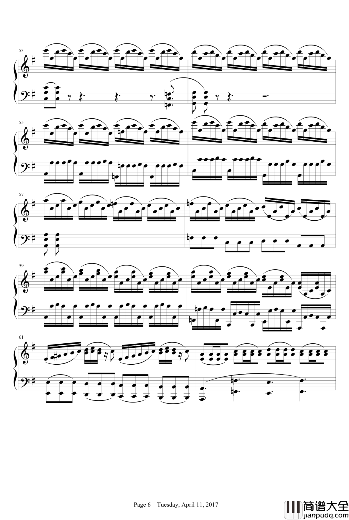 The_Bell_Carol钢琴谱_David_Hicken