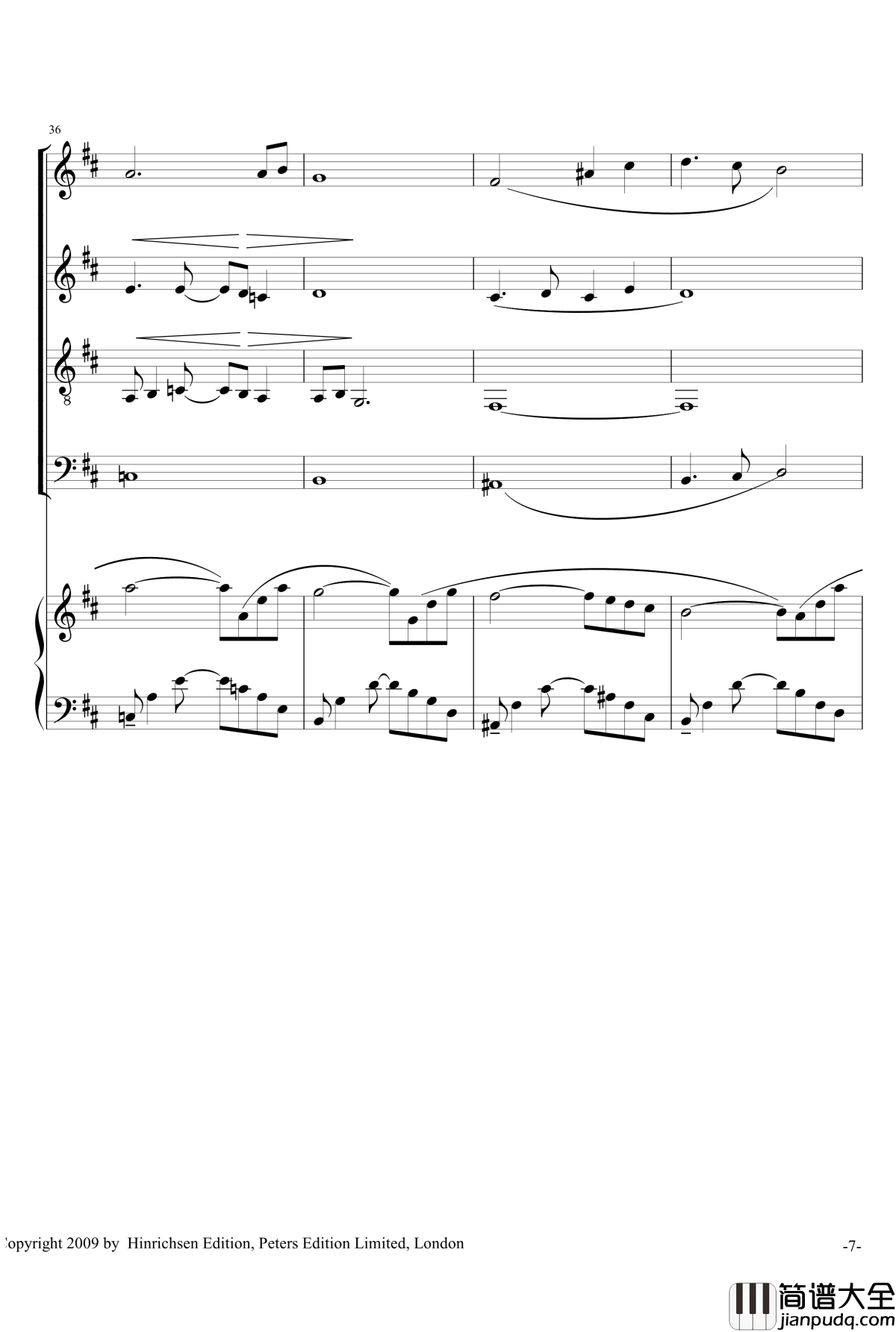 VIVA_LA_MUSICA钢琴谱_合唱_Sandra_Milliken