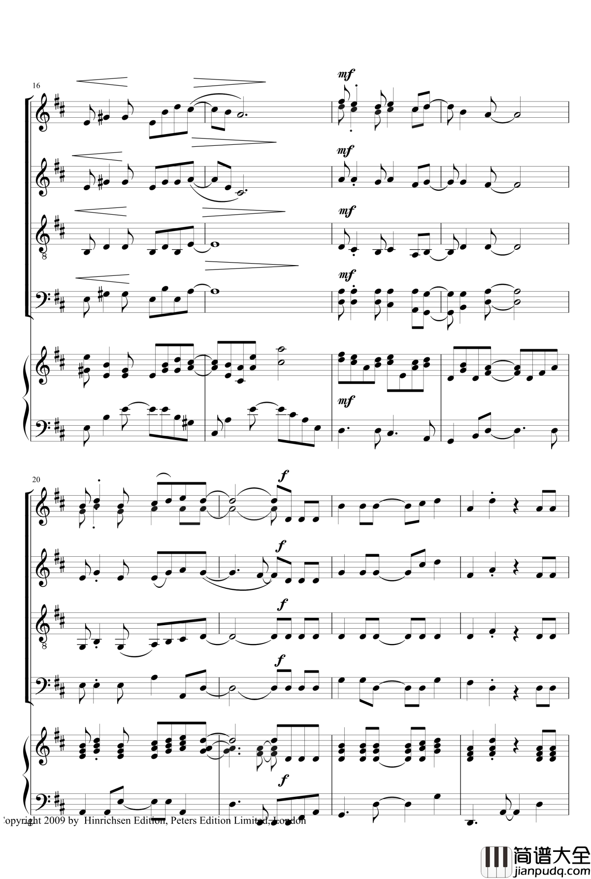 VIVA_LA_MUSICA钢琴谱_合唱_Sandra_Milliken