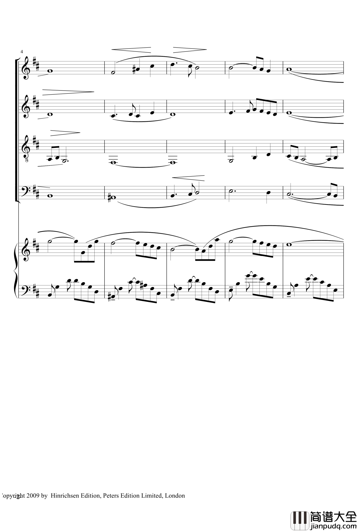 VIVA_LA_MUSICA钢琴谱_合唱_Sandra_Milliken