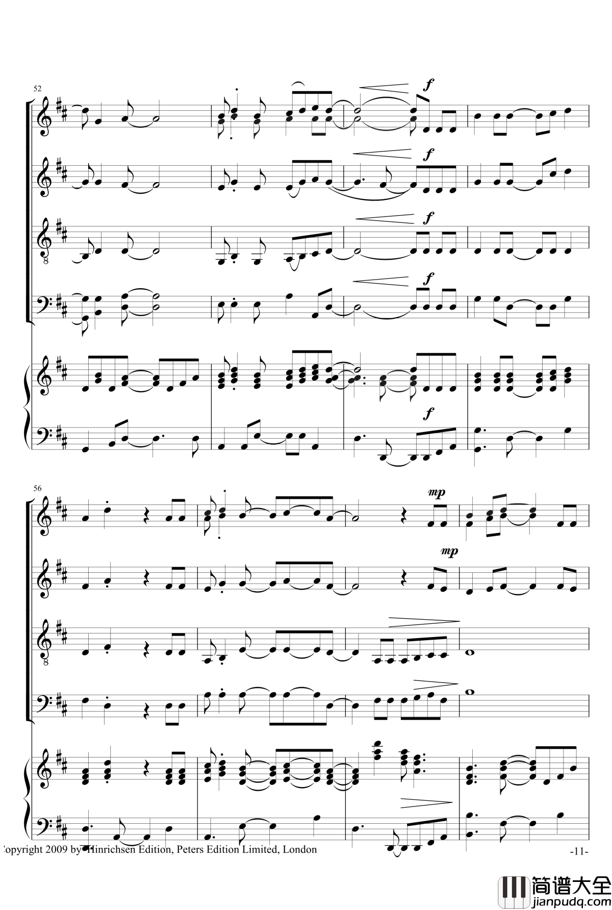 VIVA_LA_MUSICA钢琴谱_合唱_Sandra_Milliken