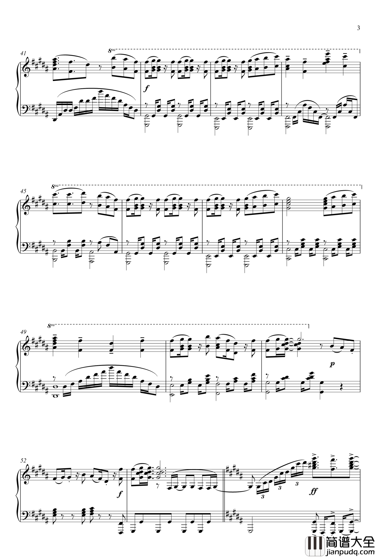 Only_my_railgun钢琴谱__とある科学の超電磁砲_OP_1