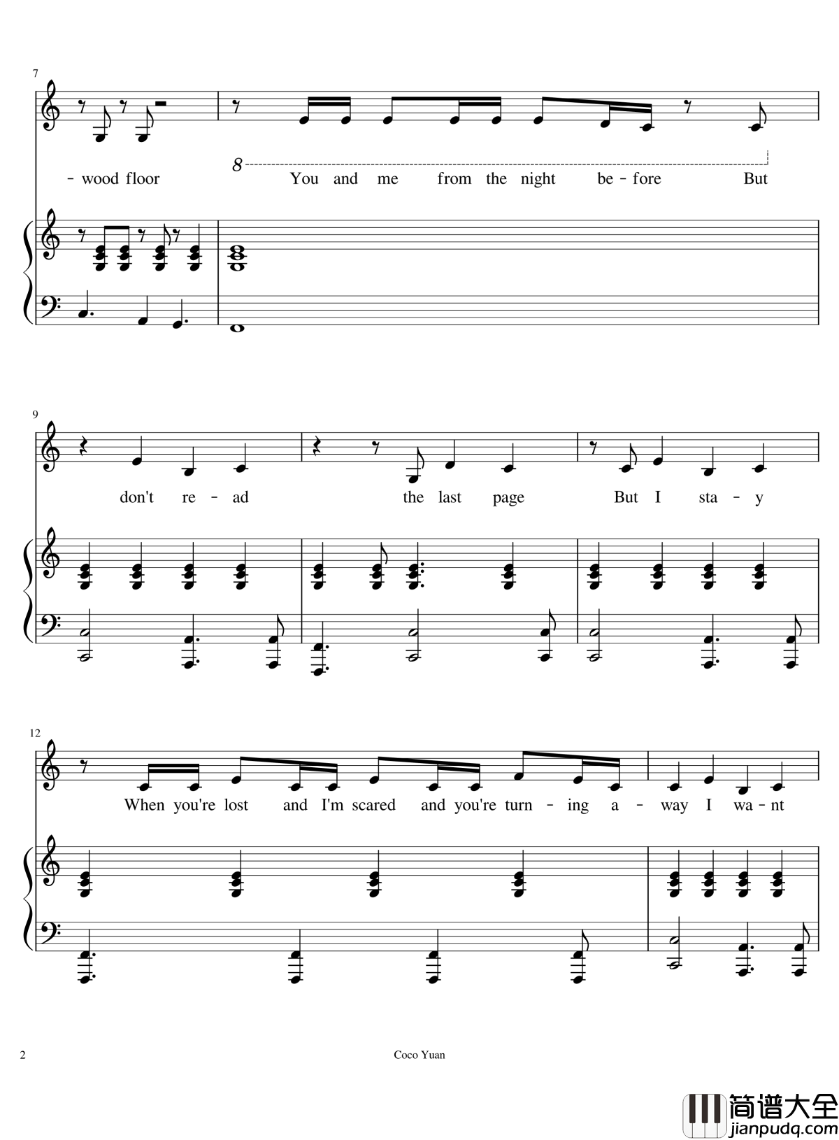 New_Year_s_Day钢琴谱=弹唱谱_Taylor_Swift