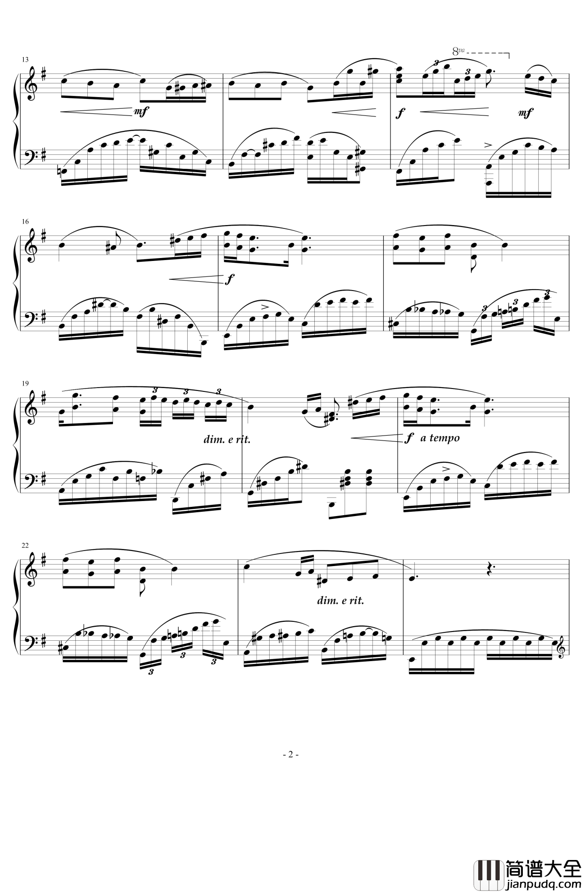 别离钢琴谱_天籁传声