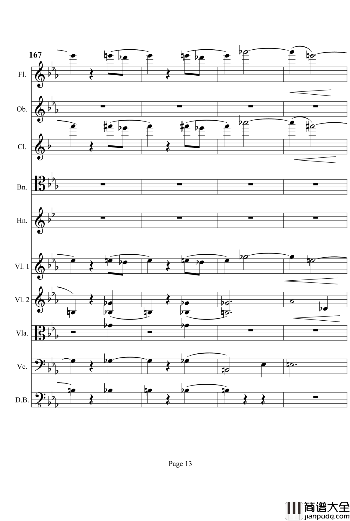 奏鸣曲之交响钢琴谱_第4首_Ⅲ_贝多芬_beethoven