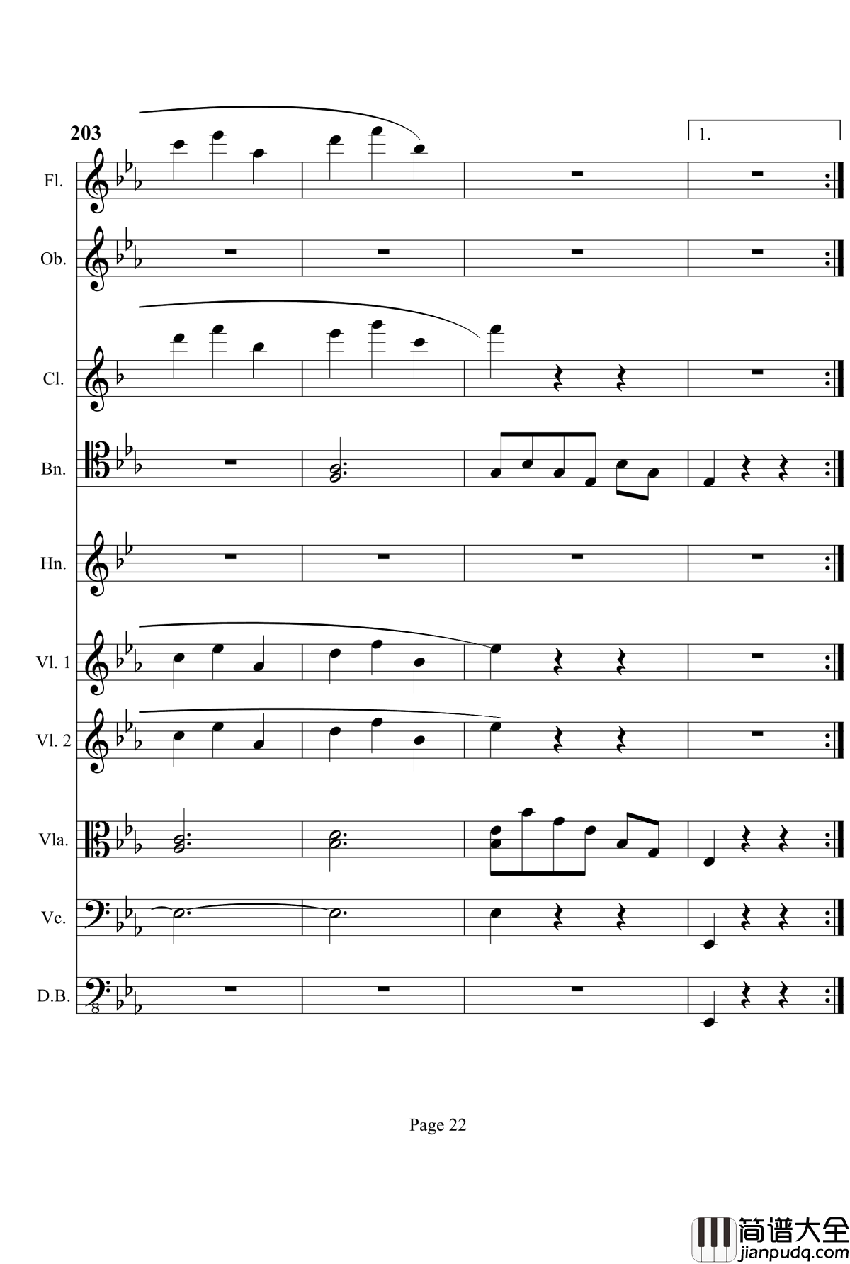 奏鸣曲之交响钢琴谱_第4首_Ⅲ_贝多芬_beethoven