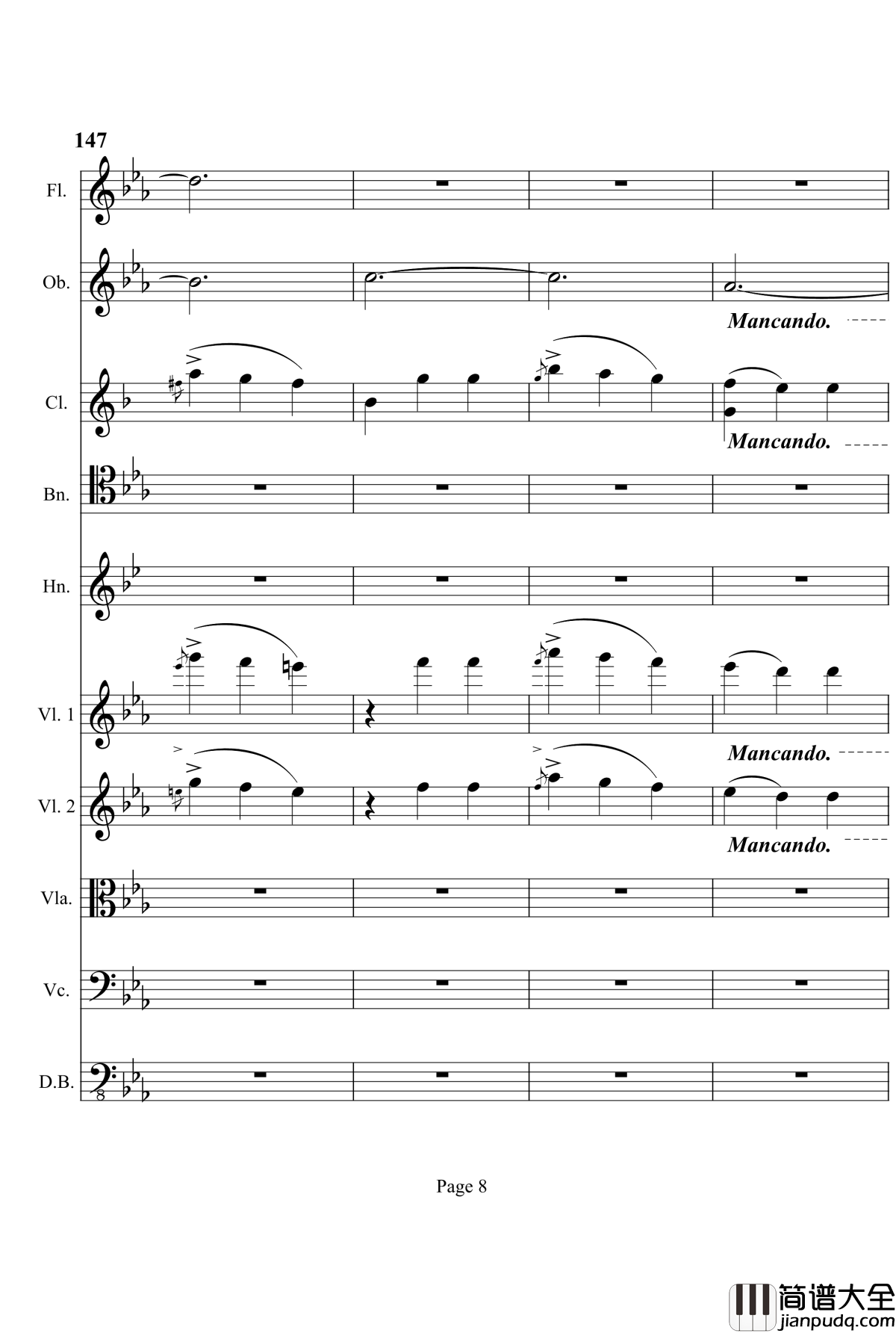 奏鸣曲之交响钢琴谱_第4首_Ⅲ_贝多芬_beethoven