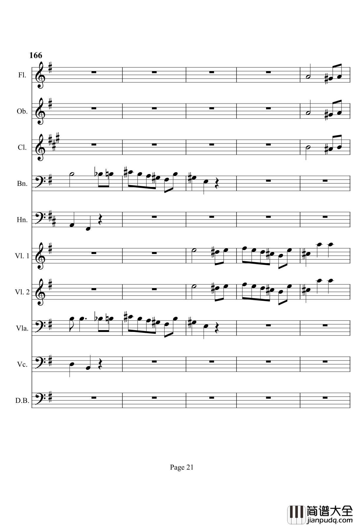 奏鸣曲之交响钢琴谱_第7首_Ⅲ_贝多芬_beethoven