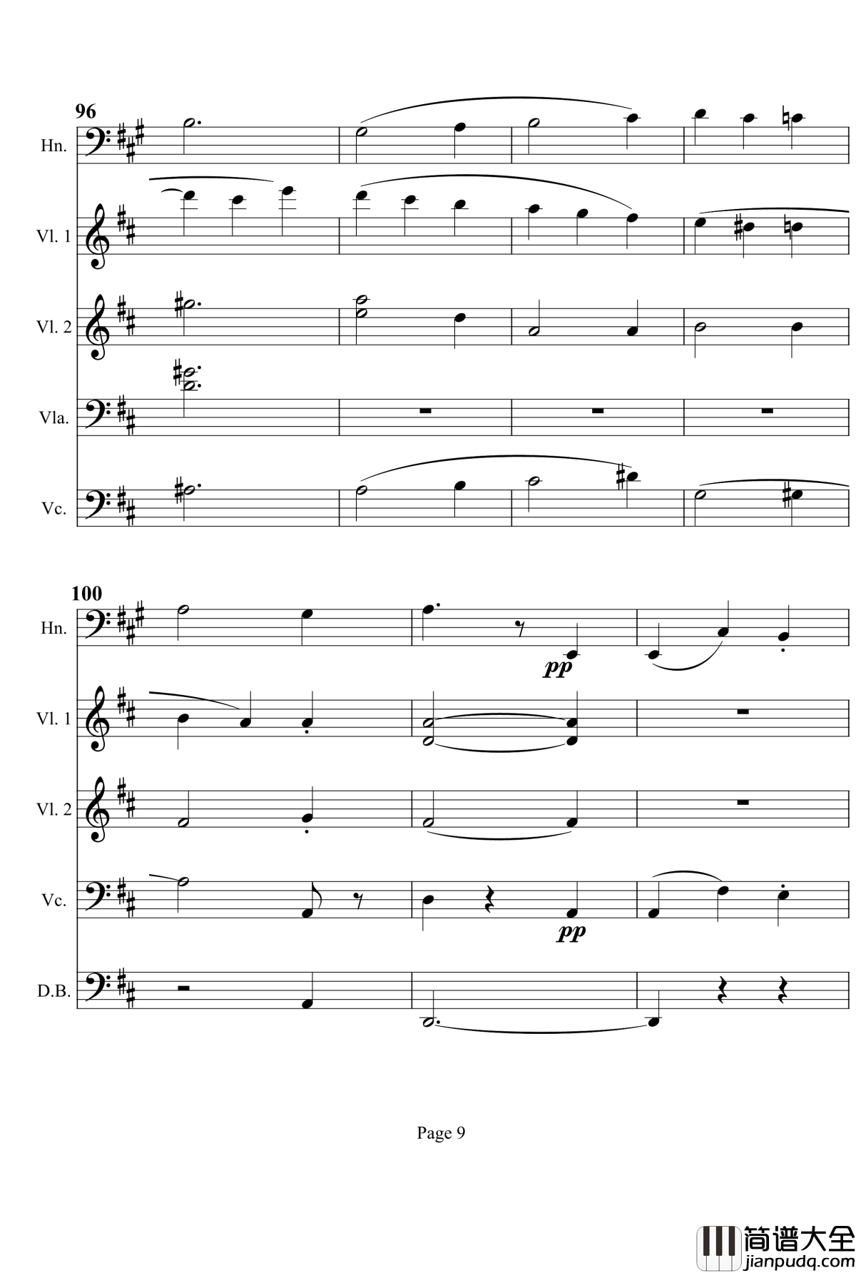 奏鸣曲之交响钢琴谱_第7首_Ⅲ_贝多芬_beethoven