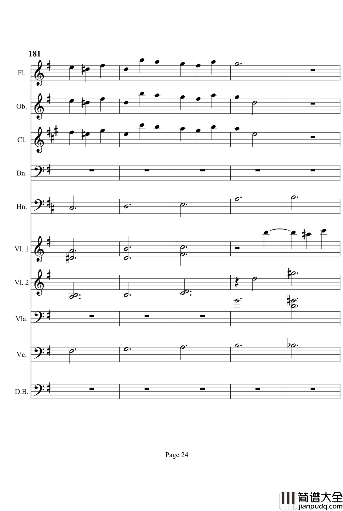 奏鸣曲之交响钢琴谱_第7首_Ⅲ_贝多芬_beethoven