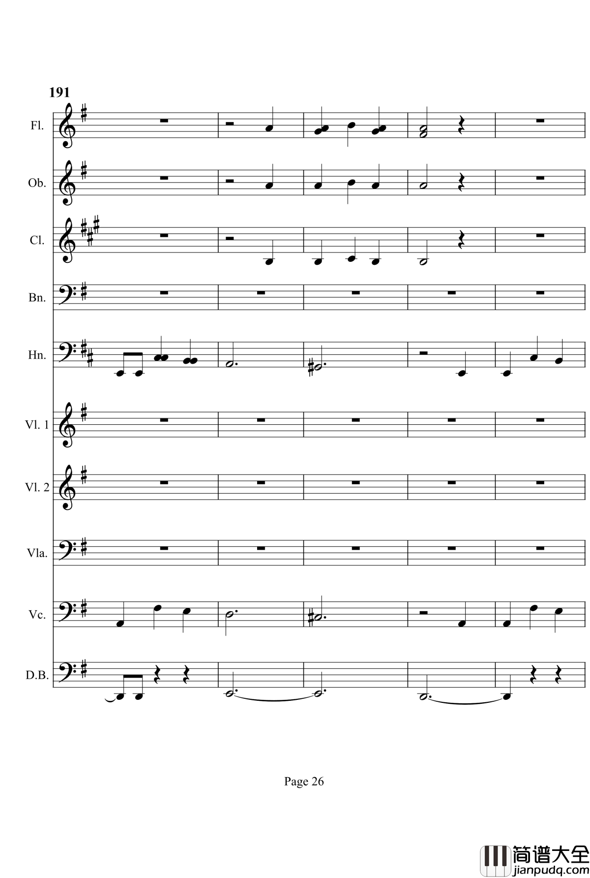 奏鸣曲之交响钢琴谱_第7首_Ⅲ_贝多芬_beethoven