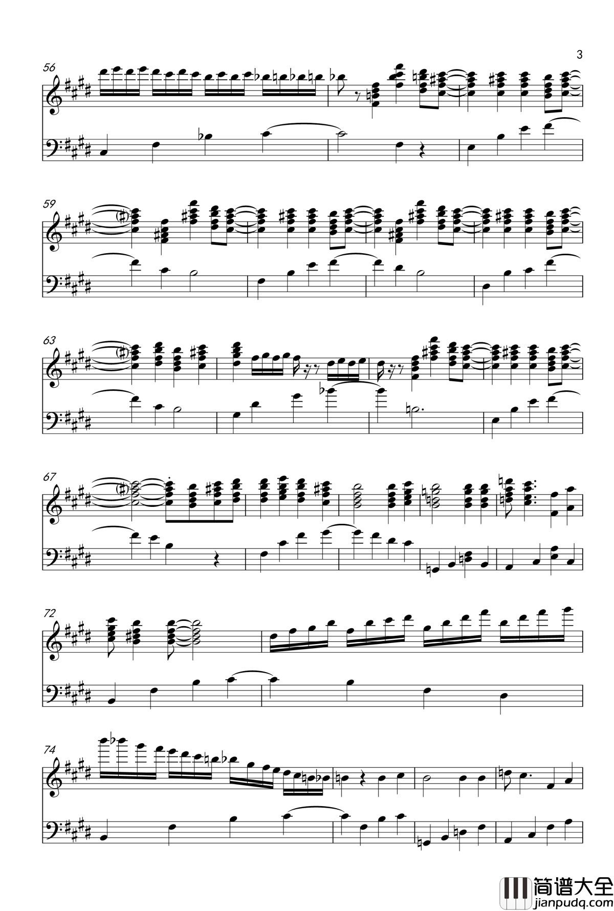 Adagio_for_Summer_Wind钢琴谱_钢琴独奏版_Key_Sounds_Label