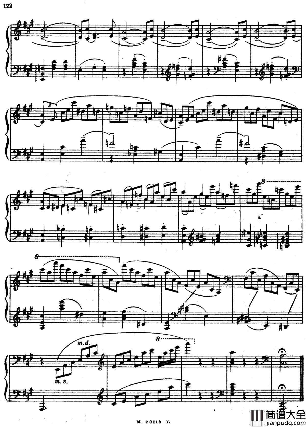 爱的悲伤钢琴谱_克莱斯勒