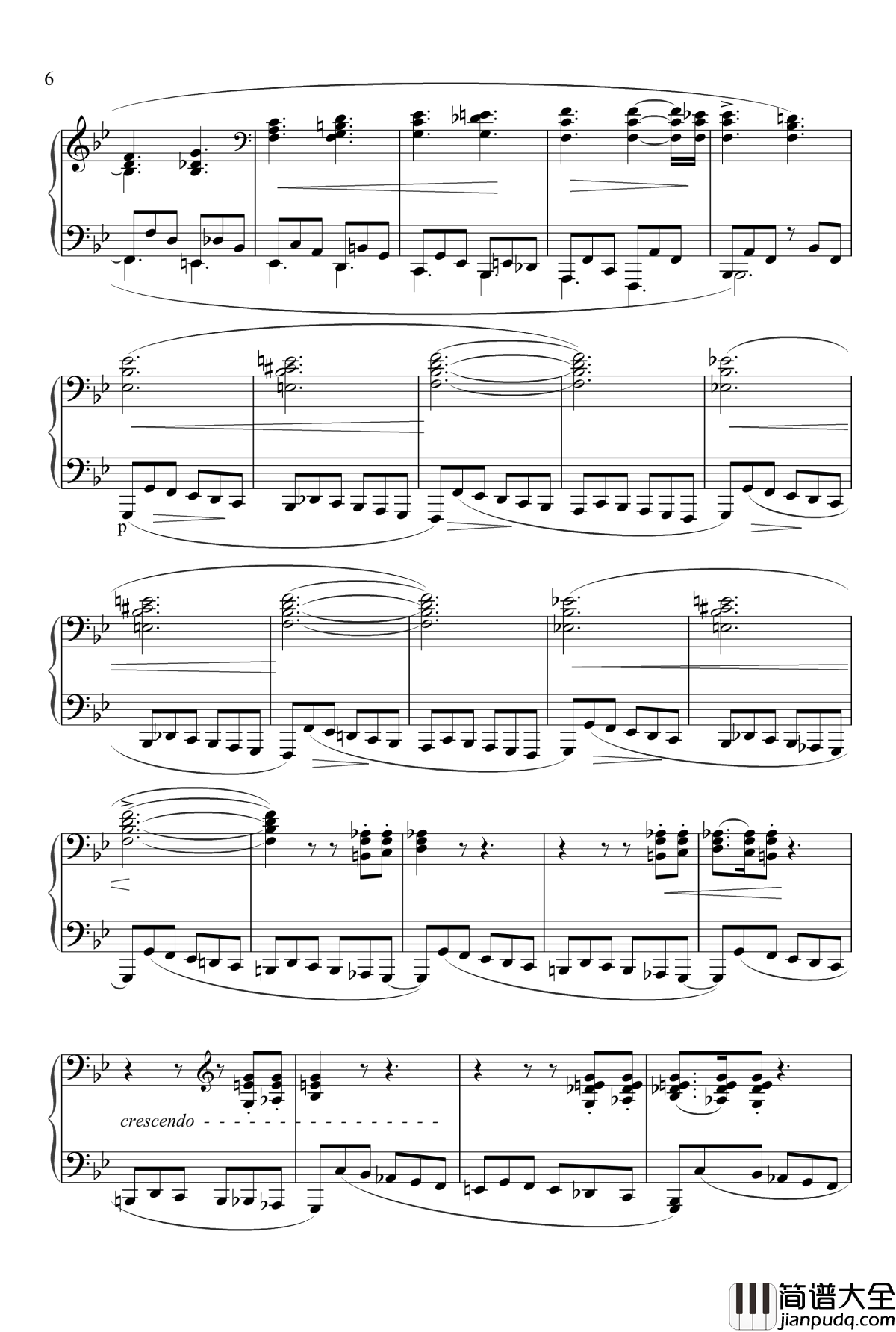 Aufschwung钢琴谱_舒曼幻想曲集_Op.12_冲动