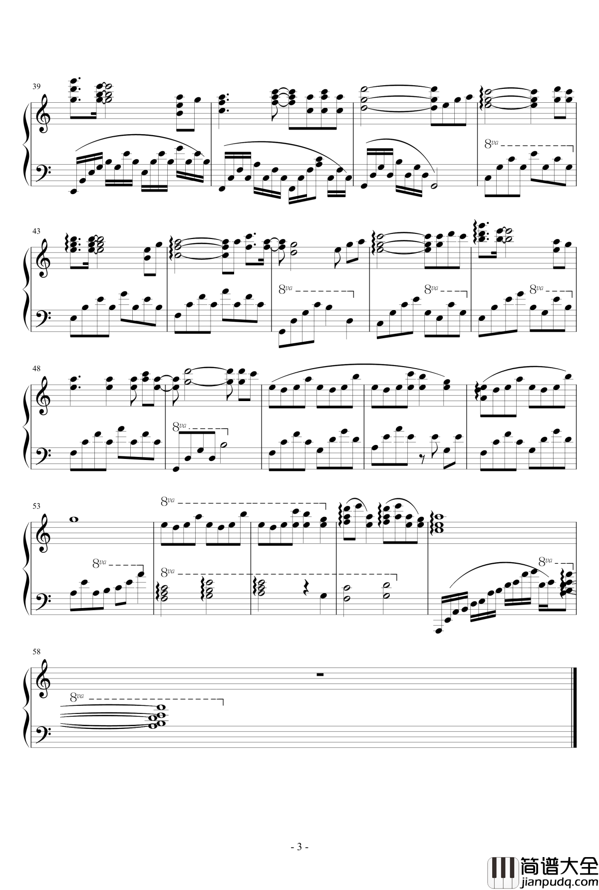 大鱼海棠主题曲钢琴谱_在这个世界相遇_大鱼海棠_周深