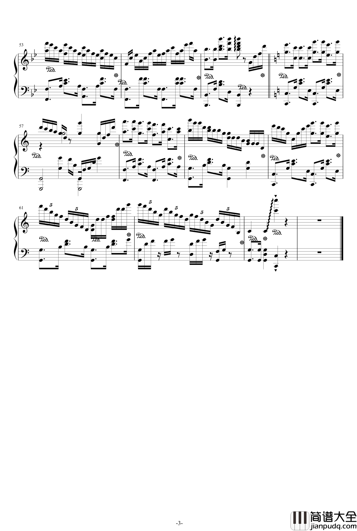 第九套广播体操幻想曲钢琴谱_红木鸡