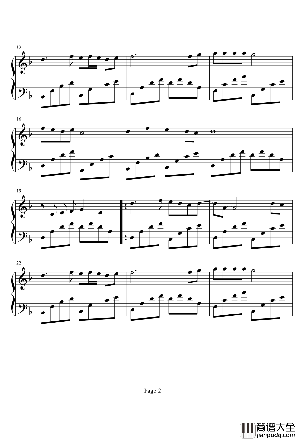 星语心愿钢琴谱_张柏芝