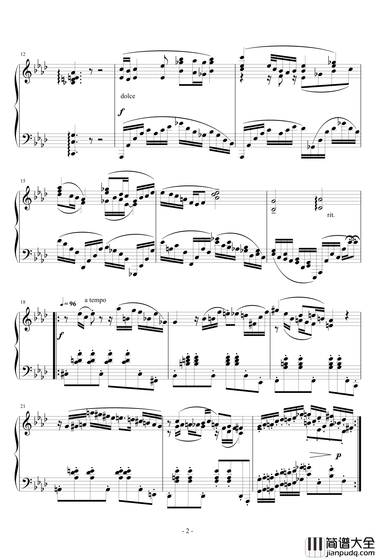 小温狂想曲2.7钢琴谱_一个球