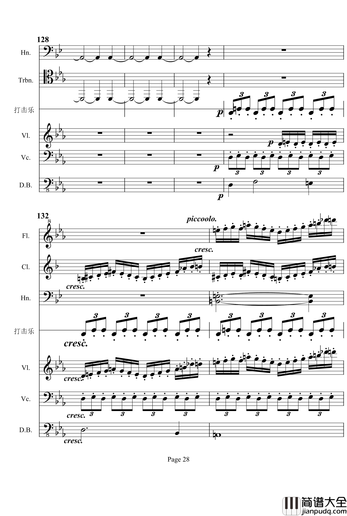 第三交响曲钢琴谱_梦幻的传说_项道荣