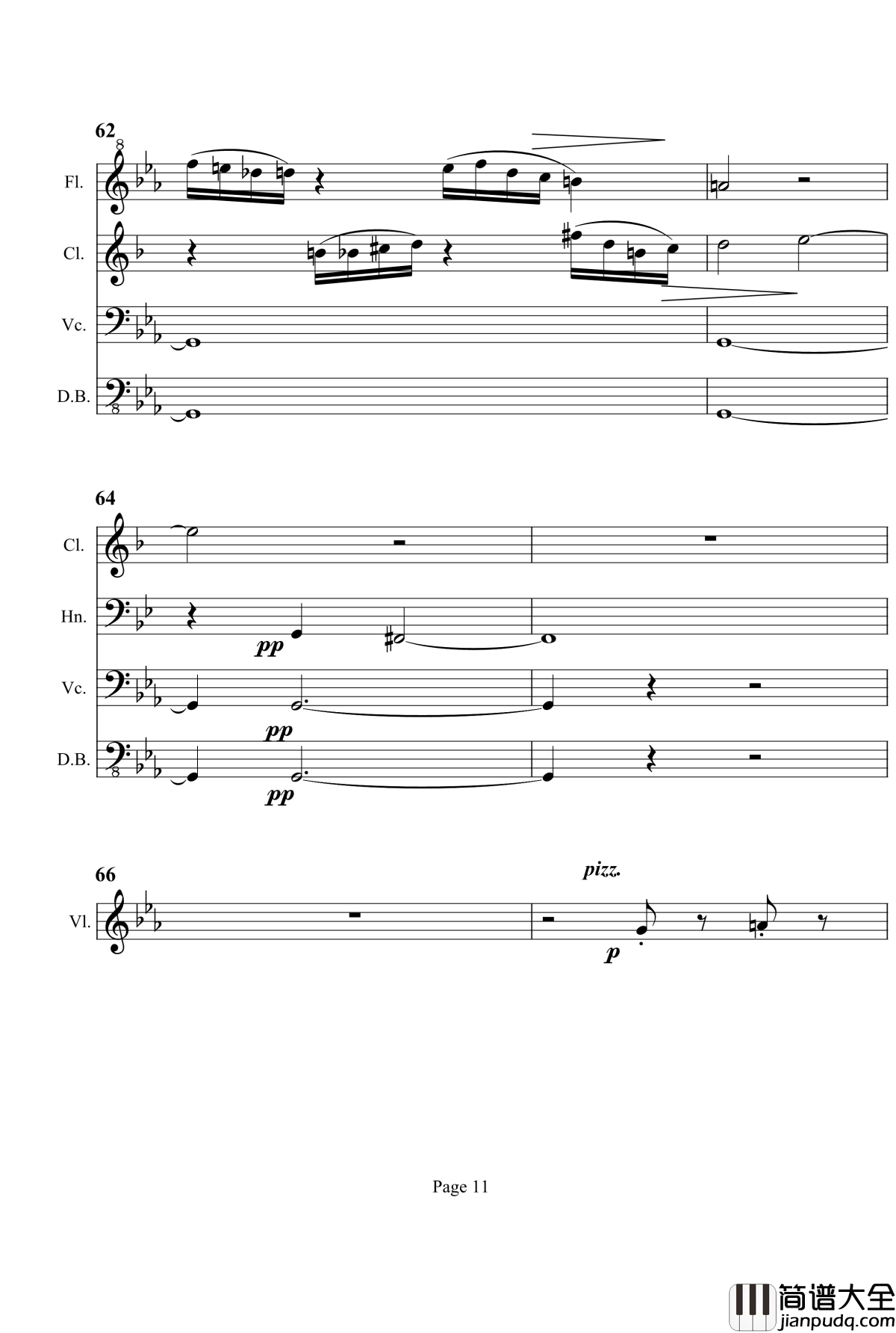 第三交响曲钢琴谱_梦幻的传说_项道荣